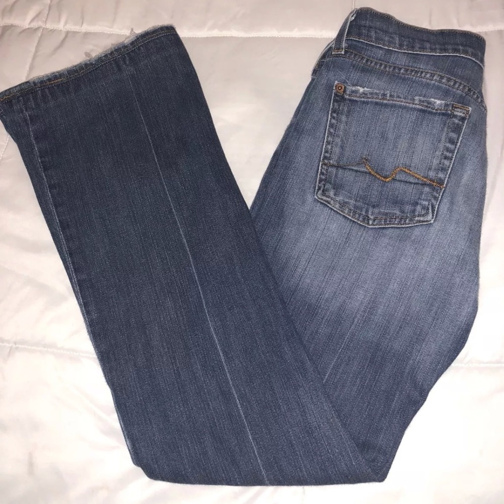 7 For All Man Kind Women's Jeans Sz 28 Blue Denim